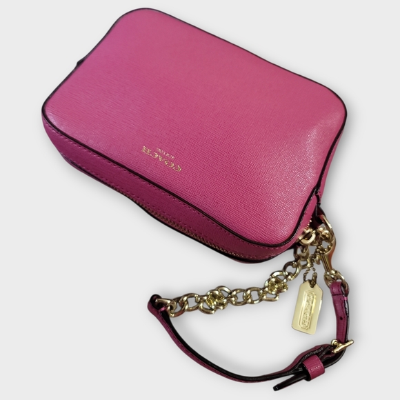 COACH Saffiano Leather Flight 2013 Wristlet Clutch Style 49790 EUC - Picture 5 of 8